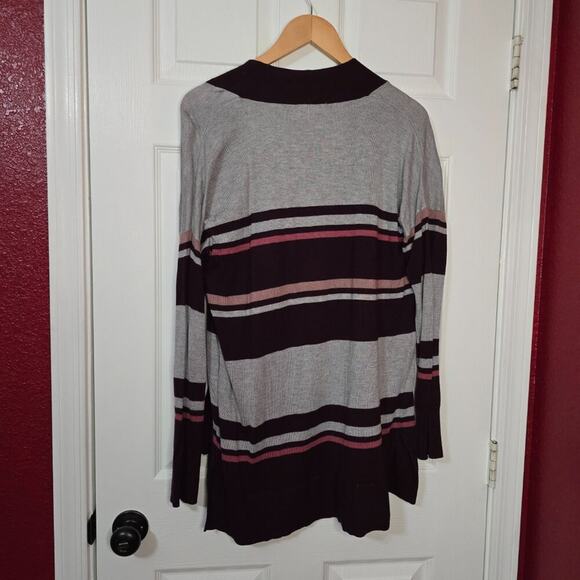 Olive + Oak Erminia Multi-Colored Striped Cardigan Size Large - Picture 4 of 7